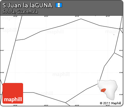 Blank Simple Map of S.Juan La LaGUNA, no labels