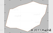 Gray Simple Map of S.Juan la laGUNA, cropped outside
