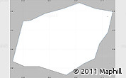 Gray Simple Map of S.Juan la laGUNA, single color outside