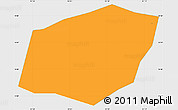 Political Simple Map of S.Juan la laGUNA, single color outside