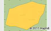Savanna Style Simple Map of S.Juan la laGUNA, cropped outside