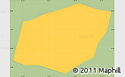 Savanna Style Simple Map of S.Juan la laGUNA, single color outside