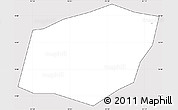Silver Style Simple Map of S.Juan la laGUNA, cropped outside