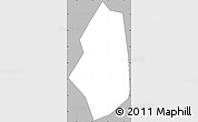 Gray Simple Map of S.Lucia Utatlan