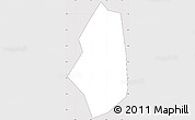 Silver Style Simple Map of S.Lucia Utatlan, cropped outside