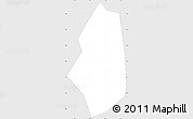 Silver Style Simple Map of S.Lucia Utatlan