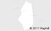 Silver Style Simple Map of S.Lucia Utatlan, single color outside
