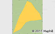 Savanna Style Simple Map of S.Ma. Visitacion
