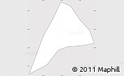 Silver Style Simple Map of S.Ma. Visitacion, cropped outside