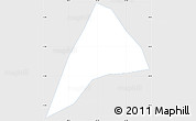 Silver Style Simple Map of S.Ma. Visitacion, single color outside