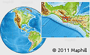 Physical Location Map of S.Pedro L.Laguna, highlighted parent region