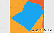 Political Simple Map of S.Pedro L.Laguna