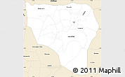 Classic Style Simple Map of Solola