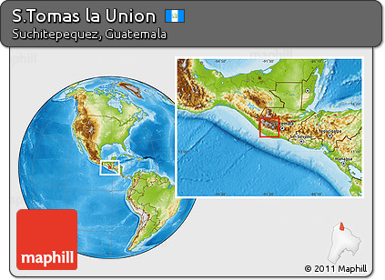 Physical Location Map of S.Tomas La Union