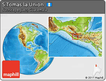 Physical Location Map of S.Tomas La Union