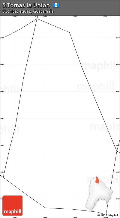 Blank Simple Map of S.Tomas La Union