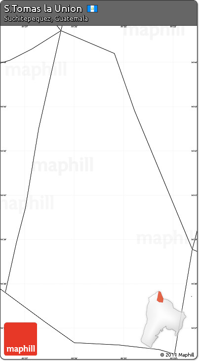 Blank Simple Map of S.Tomas La Union