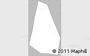 Gray Simple Map of S.Tomas la Union