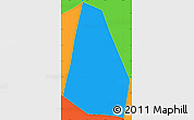Political Simple Map of S.Tomas la Union
