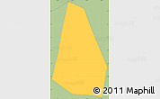 Savanna Style Simple Map of S.Tomas la Union