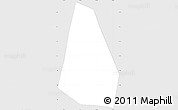 Silver Style Simple Map of S.Tomas la Union, single color outside