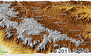 Physical 3D Map of Totonicapan