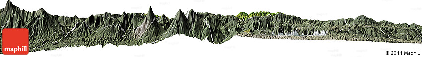 Satellite Horizon Map of Totonicapan, semi-desaturated