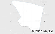 Silver Style Simple Map of S.Cr.Totonicapan, single color outside