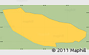 Savanna Style Simple Map of S.Luc la Reforma, single color outside