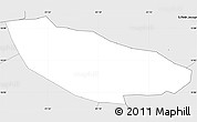 Silver Style Simple Map of S.Luc la Reforma