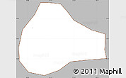 Gray Simple Map of S.Ma. Chiquimula, cropped outside