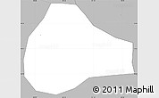 Gray Simple Map of S.Ma. Chiquimula