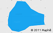 Political Simple Map of S.Ma. Chiquimula, single color outside
