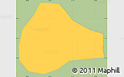 Savanna Style Simple Map of S.Ma. Chiquimula, single color outside