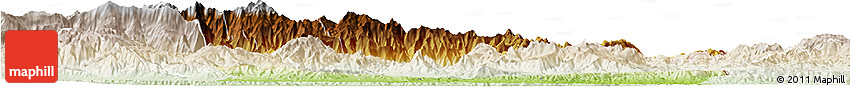 Physical Horizon Map of Zacapa, lighten