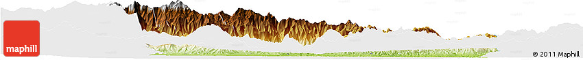 Physical Horizon Map of Zacapa, single color outside