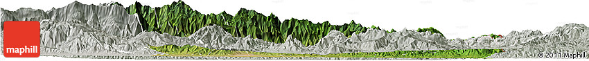 Satellite Horizon Map of Zacapa, lighten, semi-desaturated