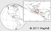Blank Location Map of La Union, highlighted country
