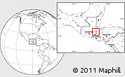 Blank Location Map of La Union, highlighted parent region, within the entire country
