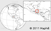 Blank Location Map of La Union, highlighted parent region