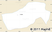 Classic Style Simple Map of La Union, single color outside
