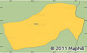 Savanna Style Simple Map of La Union