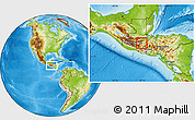 Physical Location Map of San Diego
