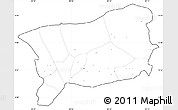 Blank Simple Map of Zacapa, cropped outside, no labels