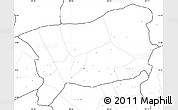 Blank Simple Map of Zacapa, no labels