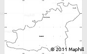 Blank Simple Map of Guernsey, cropped outside