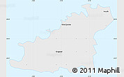 Flag Simple Map of Guernsey, single color outside