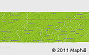 Physical Panoramic Map of Contuboel