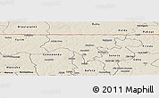 Shaded Relief Panoramic Map of Contuboel