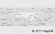 Silver Style Panoramic Map of Contuboel